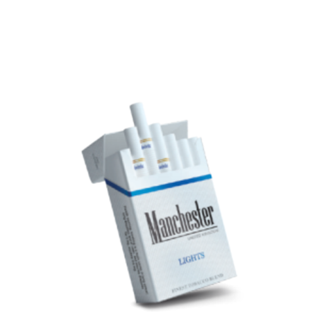 Manchester Lights Cigarettes – 1 Carton (10 Packs)